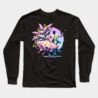 Enchanting Lilac Sunday Dance Long Sleeve T-Shirt